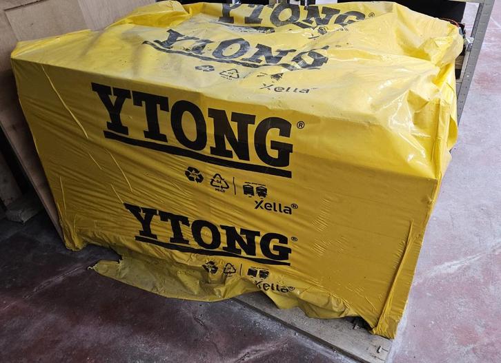 Ytong blokken 60x25x10 cm (40 stuks op Xella pallet), Doe-het-zelf en Bouw, Metselstenen, Nieuw, Ophalen