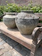 Stenen kruiken/ stenen vaas/ tuinvaas/ bloempot, Jardin & Terrasse, Pots de fleurs, Onbekend, Enlèvement, Onbekend, Intérieur