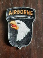 Repro US 101st AB ‘Screaming Eagles’ patch, Verzenden, Embleem of Badge