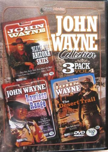 DVD 3 WESTERNS OP 1 SCHIJFJE- JOHN WAYNE COLLECTION beschikbaar voor biedingen