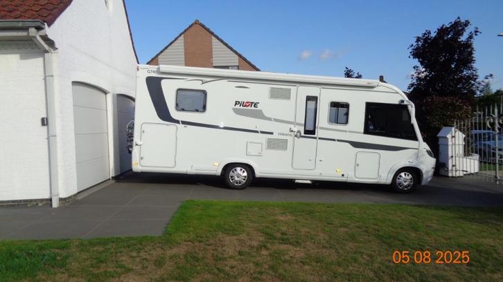 Pilote integraal G 740 : als nieuw !!, Caravans en Kamperen, Mobilhomes, Particulier, tot en met 4, Integraal, Pilote, Fiat, Diesel