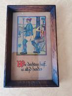 Kader met kunstwerkje van Frans Van Immerseel., Antiek en Kunst, Ophalen