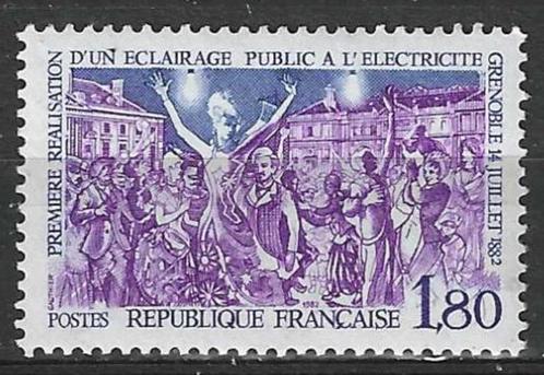 Frankrijk 1982 - Yvert 2224 - Openbare verlichting (PF), Timbres & Monnaies, Timbres | Europe | France, Non oblitéré, Envoi