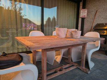 Design teak tafel Gloster, Tuin en Terras, Ophalen
