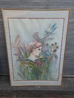 dessin signe louis waem 1995, Antiquités & Art, Enlèvement ou Envoi