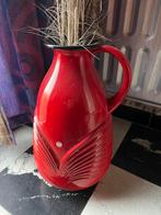 Oude vaas rood 1960 modernist 436-40 w- germany, Enlèvement