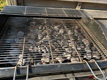 Barbecue op gas met lava stenen, Enlèvement, Utilisé
