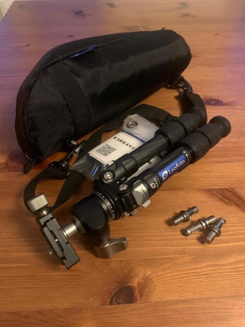 Trépied Leofoto Ranger LS-223C + LH-25, Audio, Tv en Foto, Fotografie | Statieven en Balhoofden, Zo goed als nieuw, Driepoot, Minder dan 150 cm