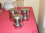 Ouderwetse  koffiefilters in metaal en glas, Ophalen