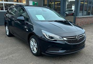 Opel Astra K Sports Tourer 1000Benzine Edition+…, Auto's, Voorwielaandrijving, Stof, Gebruikt, Blauw