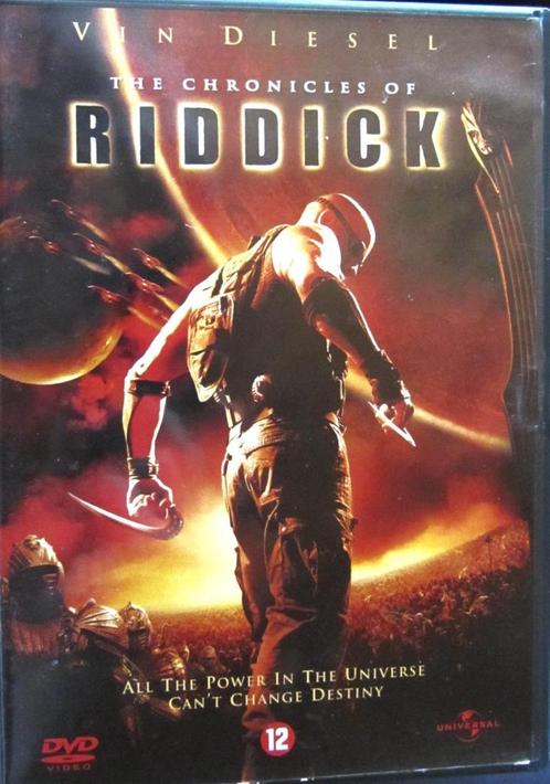 DVD AKTIE- RIDDICK (VIN DIESEL), Cd's en Dvd's, Dvd's | Actie, Zo goed als nieuw, Actiethriller, Alle leeftijden, Ophalen of Verzenden