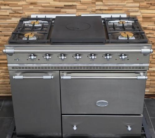 🔥 Poêle Lacanche de luxe 100 cm en acier inoxydable Coupe d, Electroménager, Cuisinières, Comme neuf, Autoportant, 5 zones de cuisson ou plus