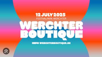 2 tickets Werchter Boutique beschikbaar voor biedingen