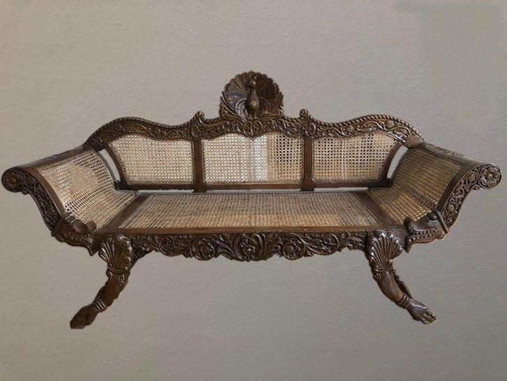 Banquette Bikaner, Antiquités & Art, Antiquités | Meubles | Chaises & Canapés, Enlèvement