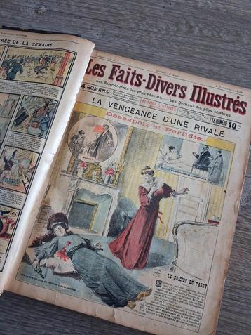 Les faits divers illustré (ingebonden) beschikbaar voor biedingen