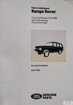 Land Rover Range Rover Parts Catalogue RTC9846CH, Ophalen of Verzenden