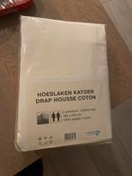 Hoeslaken katoen 160x200cm, Huis en Inrichting, Slaapkamer | Beddengoed, Ophalen, Nieuw