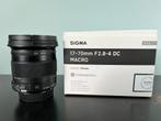 Sigma 17-70mm F/2.8-4.0 DC Macro CONTEMPORARY OS HSM Nikon, Audio, Tv en Foto, Gebruikt, Ophalen of Verzenden, Standaardlens, Zoom