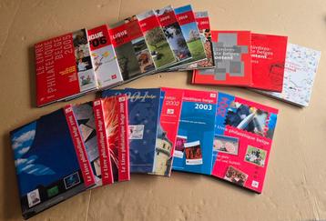 De 17 filatelieboeken België uitgegeven door BPost FR beschikbaar voor biedingen