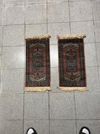 Paar handgeknoopte oosterse lopers – wol – vintage, Ophalen