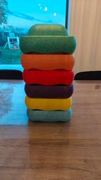 Stapelstenen / stapstenen 6 stuks, Kinderen en Baby's, Speelgoed | Bouwstenen, Ophalen of Verzenden