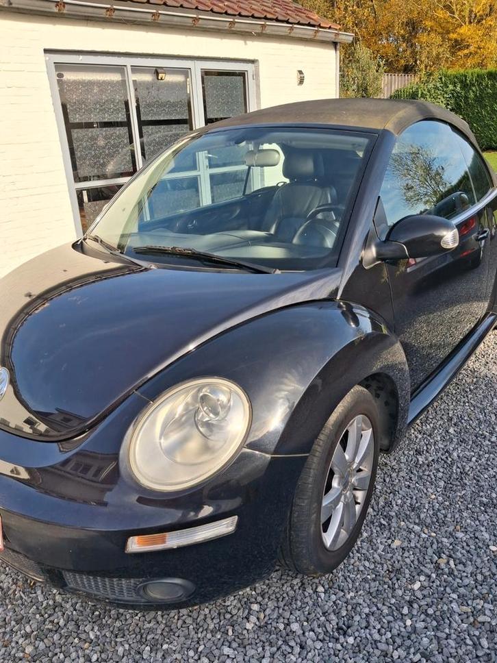 Vw beetle cabrio, Auto's, Volkswagen, Particulier, Zwart, Zwart, Leder, Ophalen