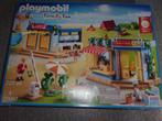 PLAYMOBIL grote familiecamping shop & kampvuur (4 sets), Comme neuf, Ensemble complet, Enlèvement ou Envoi