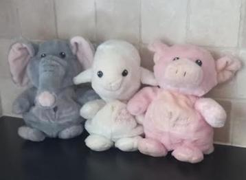 Handpop Best Friends varken , schaap en olifant beschikbaar voor biedingen