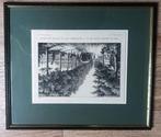 Gravure de Namur. Cadre 38 cm / 32 cm., Antiek en Kunst, Kunst | Etsen en Gravures, Ophalen