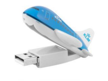 KLM - Clé USB multimédia pour avion de Royal Dutch Airlines