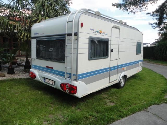 Hobby 460 De Luxe bj.2002, Caravans en Kamperen, Caravans, Particulier, tot en met 4, Rondzit, Hobby, Vast bed, 4 tot 5 meter