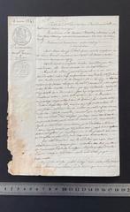 Ancien document manuscrit de 1845, Antiquités & Art, Antiquités | Livres & Manuscrits, Enlèvement ou Envoi