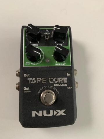 NUX Tape Core Deluxe delay pedal, Enlèvement ou Envoi, Comme neuf, Delay ou Écho