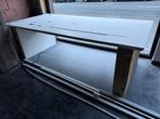 EETTAFEL WIT 240 cm X 100 cm wit hout, Huis en Inrichting, Tafels | Eettafels, Ophalen, Gebruikt, 100 tot 150 cm, 200 cm of meer