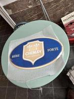 peres trappiste Chimay sign bord metal biere forte, Ophalen of Verzenden, Nieuw, Reclamebord, Plaat of Schild, Overige merken