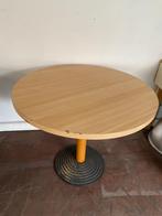 Ronde horica-,  bistrotafel met stevige poot - met schade, Ophalen, Gebruikt, 50 tot 100 cm, Rond