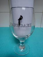Bierglas  * PAPEGAEI *  8%  Oorsprong WESTHOEK    Sinds 2009, Ophalen of Verzenden, Zo goed als nieuw, Glas of Glazen, Overige merken