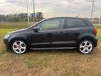 Volkswagen Polo 1.4 GTi DSG (bj 2011, automaat), Auto's, Automaat, Euro 5, Stof, Zwart