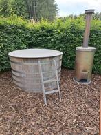 houtgestookte hottub, Tuin en Terras, Ophalen, Gebruikt, Filter, Vast