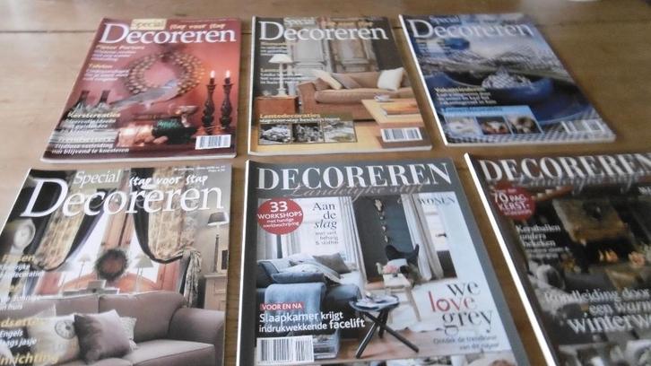 tijdschriften decoreren landelijke stijl, Livres, Journaux & Revues, Comme neuf, Enlèvement