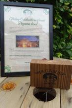 souvenirs houtblokje pegasus met certificaat Efteling, Verzamelen, Efteling, Ophalen of Verzenden, Zo goed als nieuw, Gebruiksvoorwerp