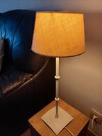 (Gebroken) Witte lamp met lampenkap, Ophalen, Zo goed als nieuw, Wit, 50 cm of meer