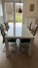 Table à manger avec 6 chaises, Ophalen, Zo goed als nieuw