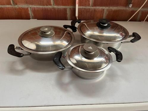 AMC kookpotten te koop, Huis en Inrichting, Keuken | Potten en Pannen, Gebruikt, Kookpan of Snelkookpan, Ophalen of Verzenden