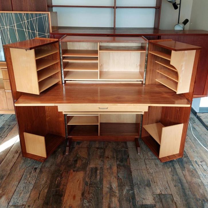 Vintage Magic Box bureau, Huis en Inrichting, Bureaus, Zo goed als nieuw, Bureau, Ophalen