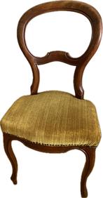 Paire de chaises Louis Philippe en merisier, Ophalen