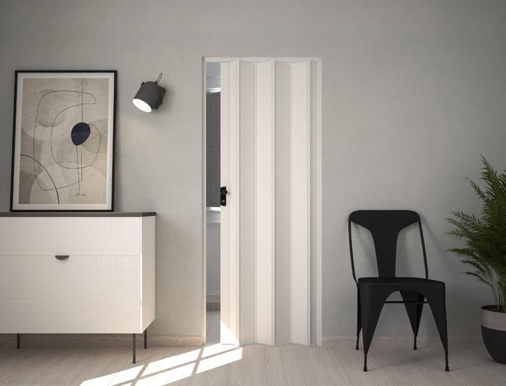 Balci Nora vouwdeur zonder glas in kleur wit BxH 87x214 cm, Huis en Inrichting, Overige Huis en Inrichting, Nieuw, Ophalen of Verzenden