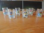 6 Bacchus mini bierglaasjes, Comme neuf, Autres marques, Enlèvement, Verre ou Verres