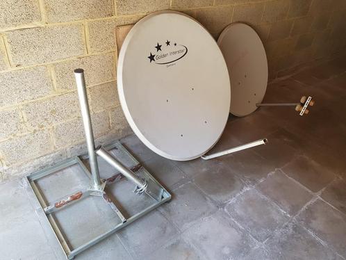 Satellietantenne Parabolas 80 cm en 100 cm+montagebeugels, Audio, Tv en Foto, Schotelantennes, Gebruikt, (Schotel)antenne, Overige merken