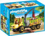 Playmobil Houttransport met kraan, Kinderen en Baby's, Speelgoed | Playmobil, Ophalen, Zo goed als nieuw, Complete set